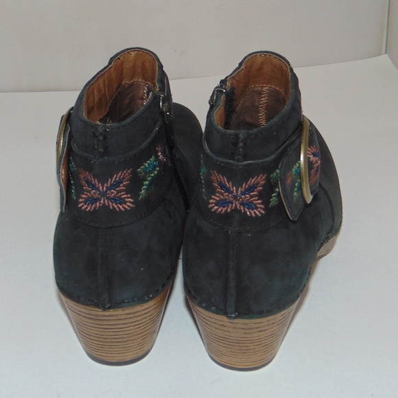 DANSKO Mina Bootie Embroidered Strap Nubuck 37 - Picture 7 of 8